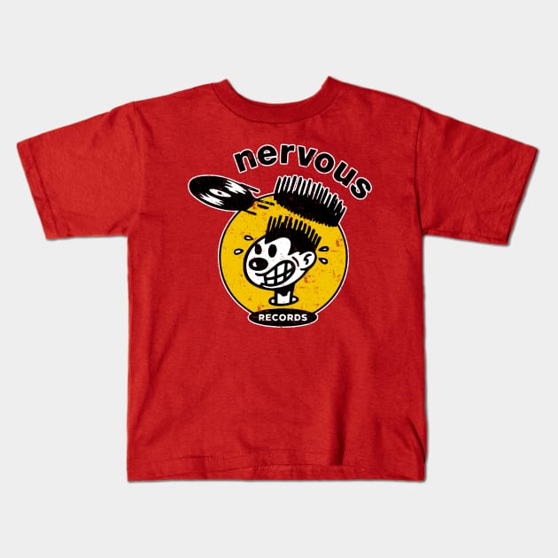 Vintage Nervous vinyl Kids T-Shirt by OniSide